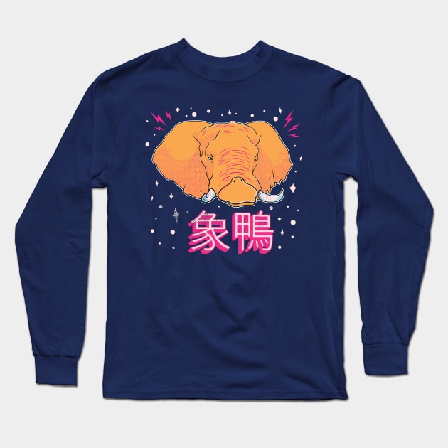 ELEPHANT DUCK Long Sleeve T-Shirt by strangethingsa